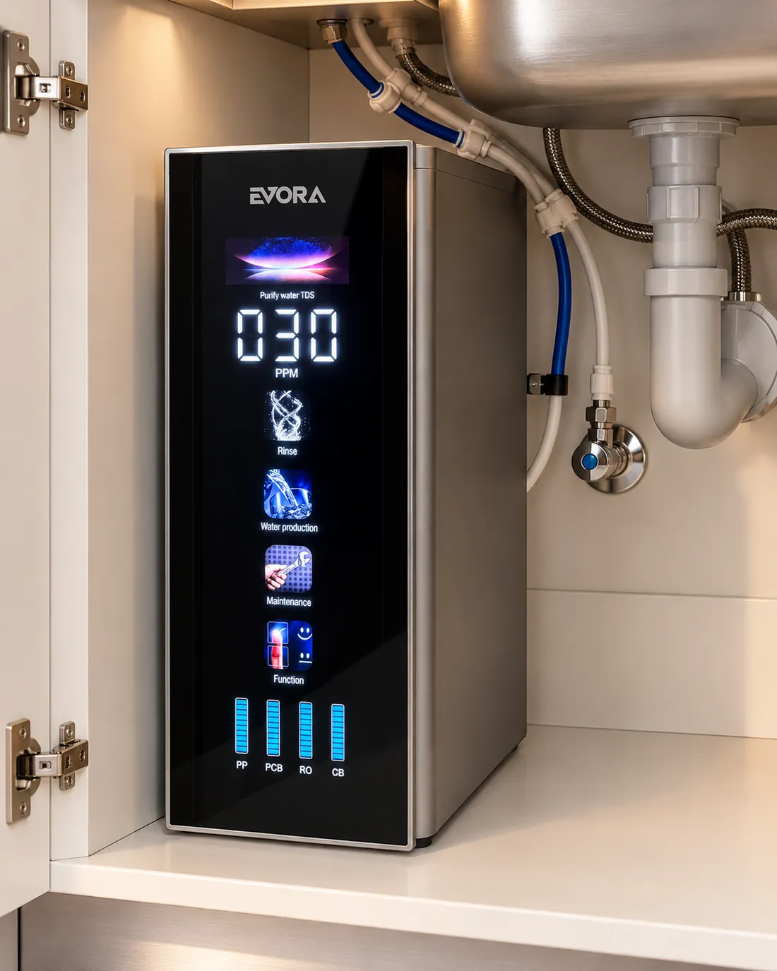 Evora under-sink filtration unit